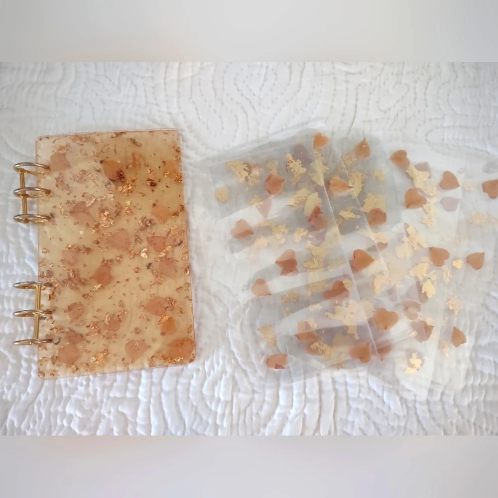 Rose Petals and Gold Leaf A6 Cash Envelope System